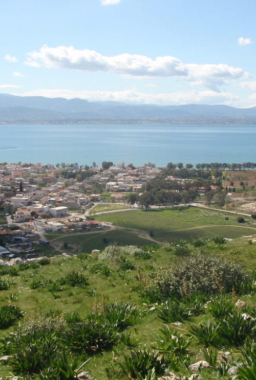 Erétrie, vue depuis l'acropole