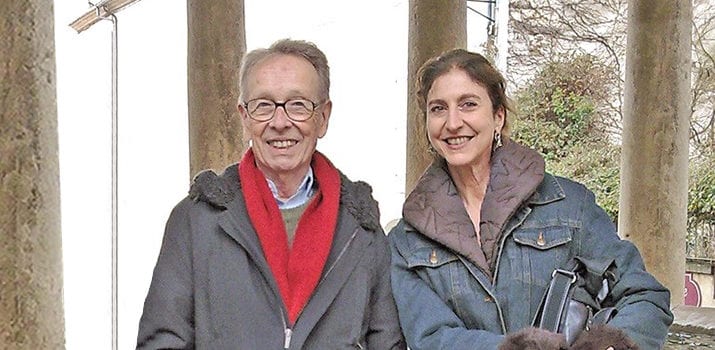 Philipe Jaccottet et José-Flore Tappy à Grignan, 2012