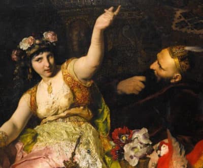 Ferdinand Kelle, Schéhérazade et le Sultan Chahriar, 1880